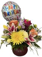 Balloons/Colored Vase