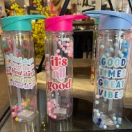 MUDPIE pompom water tumbler