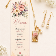 Pressed Flower necklaces