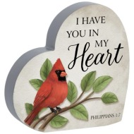 Heart Sitter with Cardinal