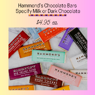 Hammond’s Chocolate Bars