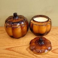 Candle in glass pumpkin (1)