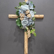 Keepsake wooden cross for easel
