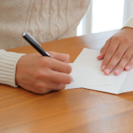 Premium Handwritten Card