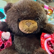 HUGE Like Mink Valentine Bear