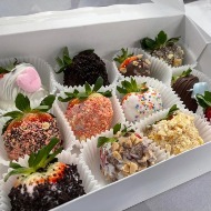 Gourmet chocolate cover strawberries