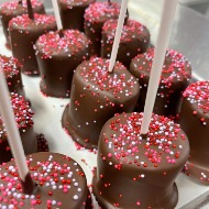 Chocolate Covered Marshmallow Pops