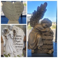 Memorial pieces with Sayings