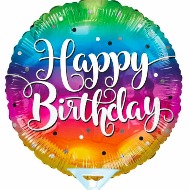 Happy Birthday Balloon Color and design may vary