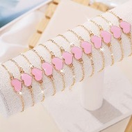 Gold Toned Heart Bracelet