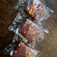 Chocolate Rice Krispie square