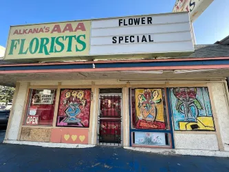 Storefront of AAA Florist