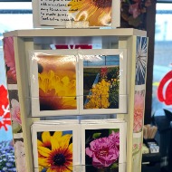 Local photo cards with your personnel message
