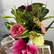Fresh Cut Flowers in Dish Garden/Plant