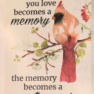 Sympathy Bird Plaque