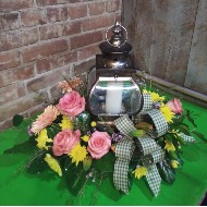 Lanterns with Fresh Flowers
