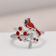 Cardinal Cross Ring