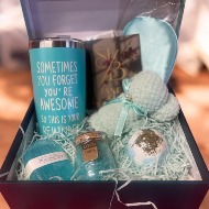 Gift Wrapped Spa Basket