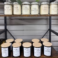 Pretty Little Industries - Soy Candles ( Black Jar