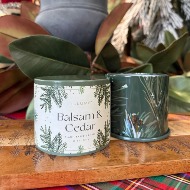 Illume Balsam & Cedar Demi Tin Candle
