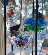 Hand Blown Glass Hearts