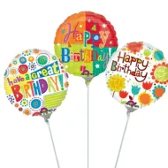 9 inch Balloon on stick (Not Helium)