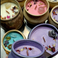 Locally Made Pottery Candles