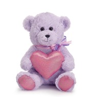 Lavender Bear with Heart