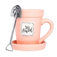 You are loved Flower Pot Coffee Cup