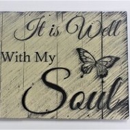 Handmade Scriptural Plaque