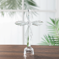 7" clear cross