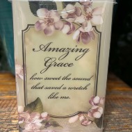 Amazing Grace Battery Operated Candle