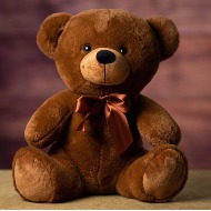14" Gingerbread Brown Colorama XL Bear