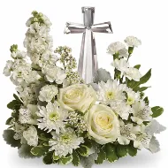 Crystal Cross Bouquet