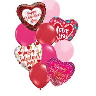 Valentine's Balloons - Mylar and LAtex