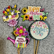 Mothers Day Wood Picks