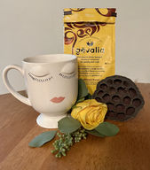 Floral Lady Gift Mug & Coffee