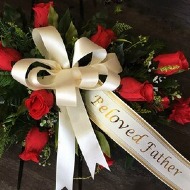 Banner/Ribbon for Funeral Arrangements
