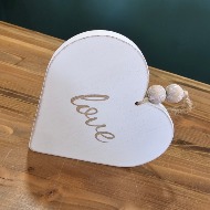 Wood Love Ornament