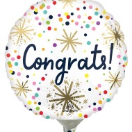 Congrats 4" Balloon (Styles Vary)