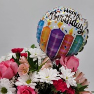 Pre-Inflated Birthday Balloon