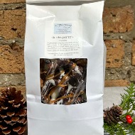 Drizzle Pretzels with chocolate and caramel