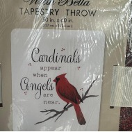 CARDINAL TAPESTRY THROW