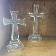 CLEAR GLASS CROSS