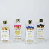 Glass Bottle Safety Matches