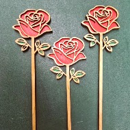 WOOD "FOREVER ROSE"