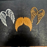 WOODEN ANGEL WINGS