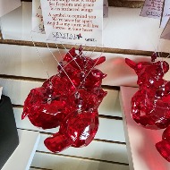 Hanging cardinal ornament
