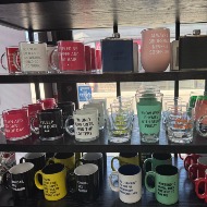Assorted novelty mugs