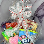 Assorted candy basket